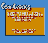 Gear Works Title Screen